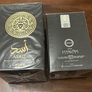 ASAD by Lattafa Black & Gold Fragrance Box